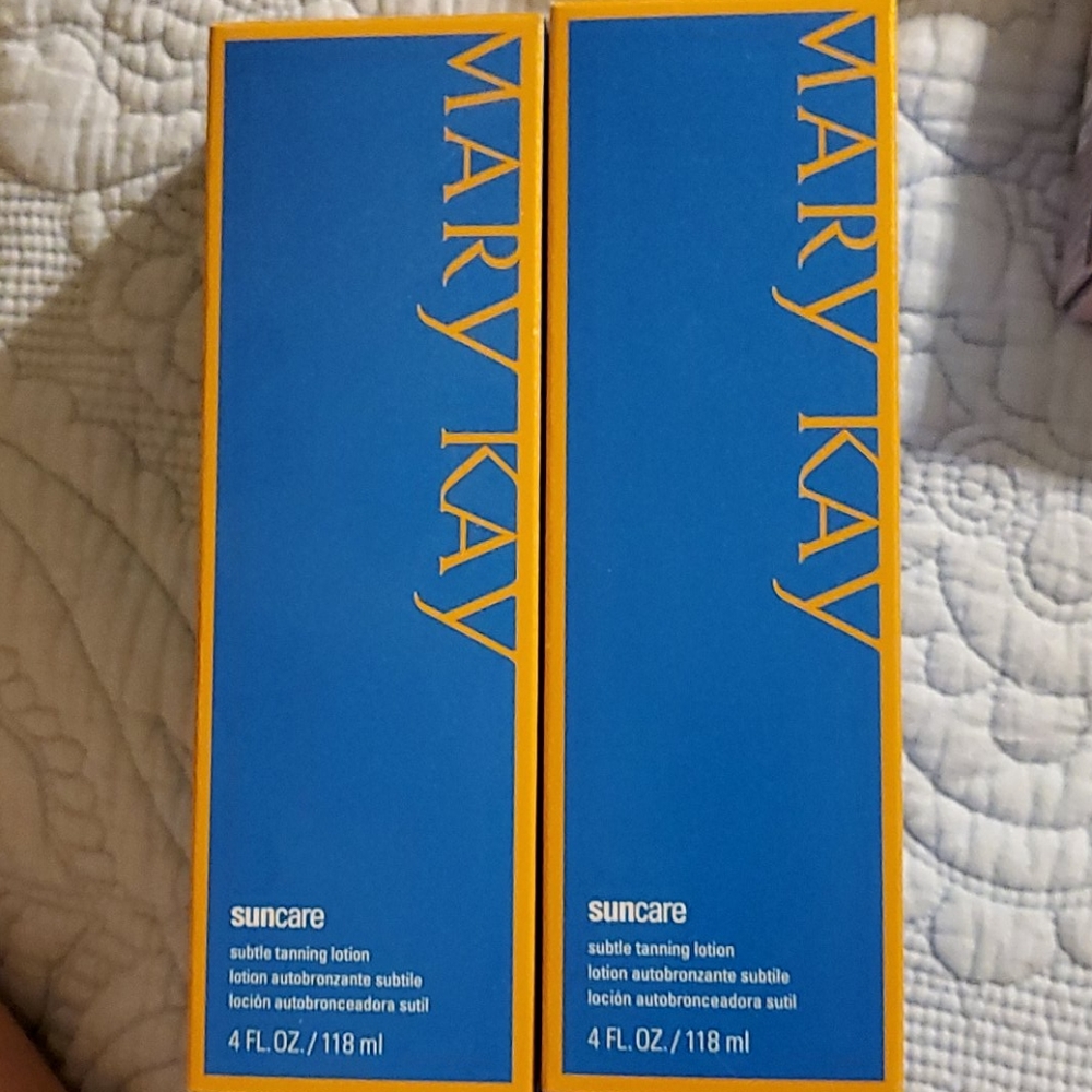 Lot of 2 Mary Kay Suncare Subtle Tanning Lotions